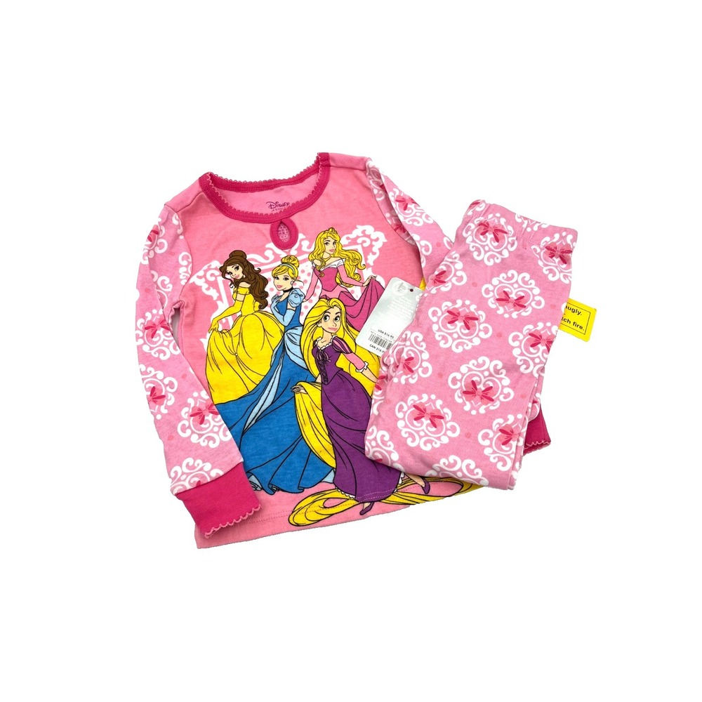 Disney Store Princess Pajama Set for Girls Size 2 New